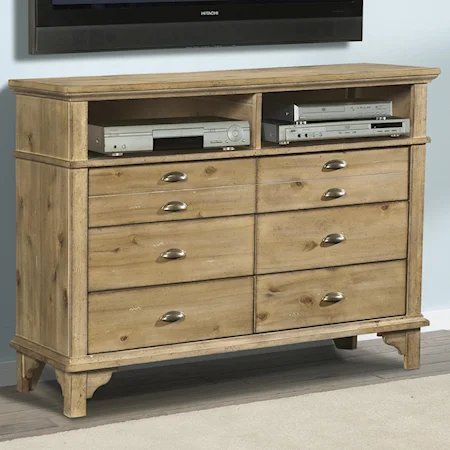 TV Media Chest with Drawers